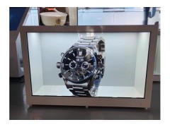 3D全息互動廣告機多媒體觸摸液晶透明展柜一體機液晶透明屏