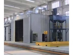 供應全自動封閉式大型工業噴砂房